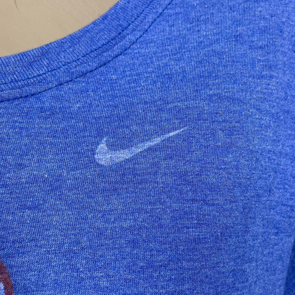 Los Angeles Dodgers MLB Nike Heathered Royal Blue T-Shirt Women's MEDIUM - Picture 3 of 10